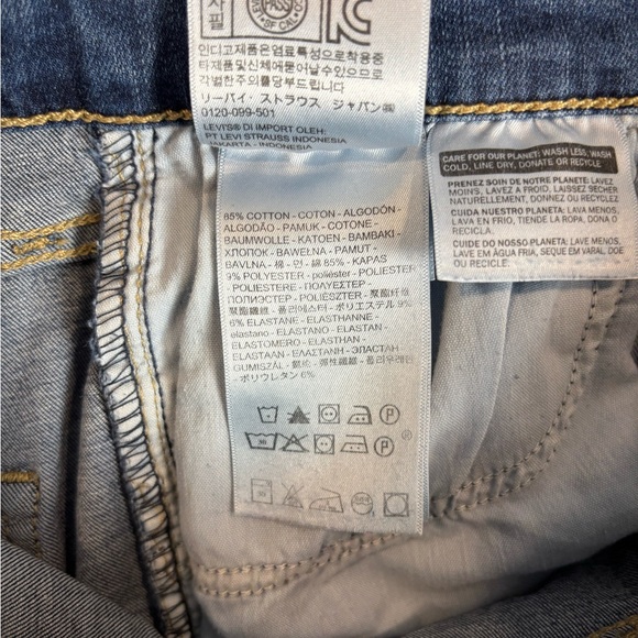 Levi’s 720 Super Skinny Jeans High Rise Size 29 x 32 | Stretch Denim | Clean Hem - Picture 5 of 6